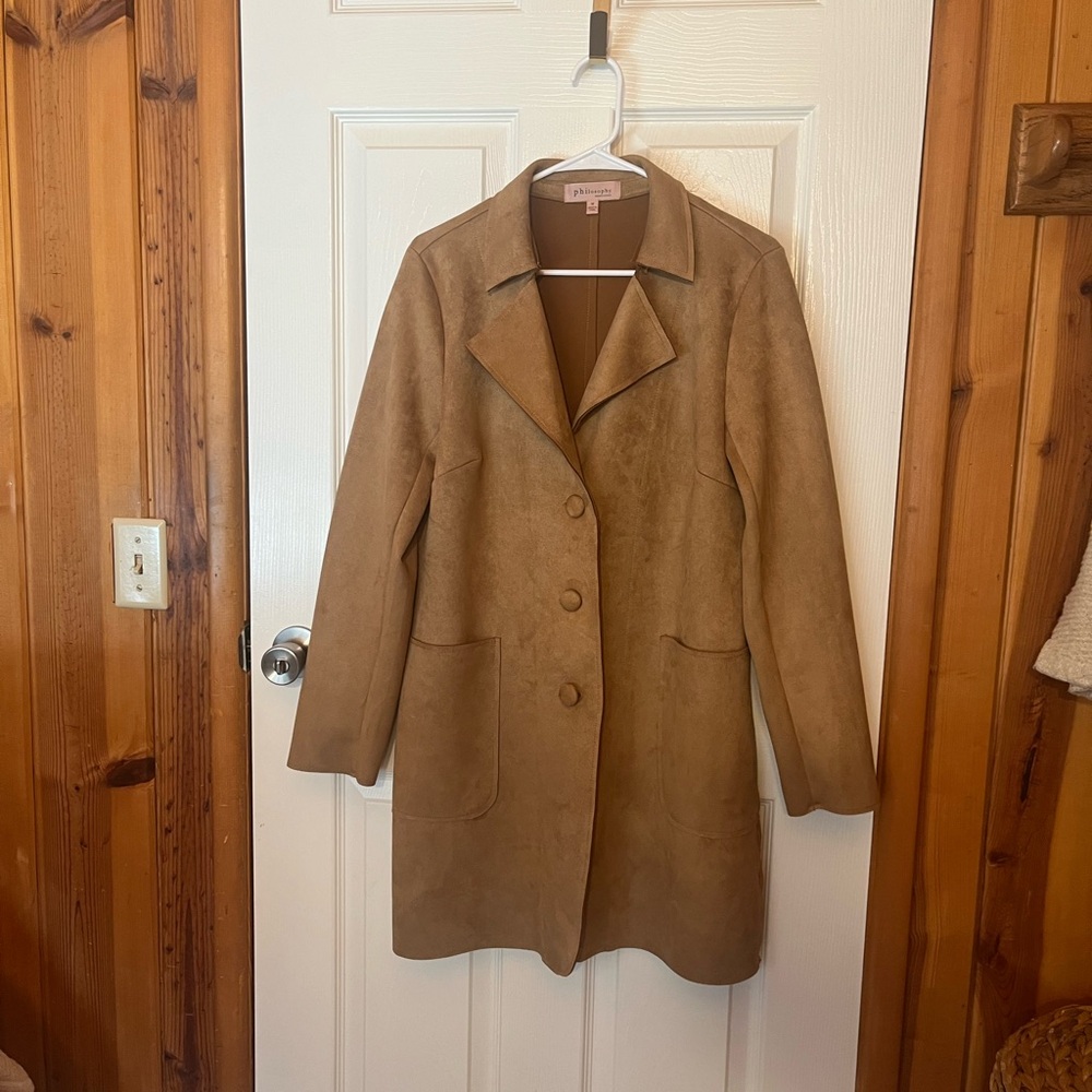 Tan Suede Women's Coat